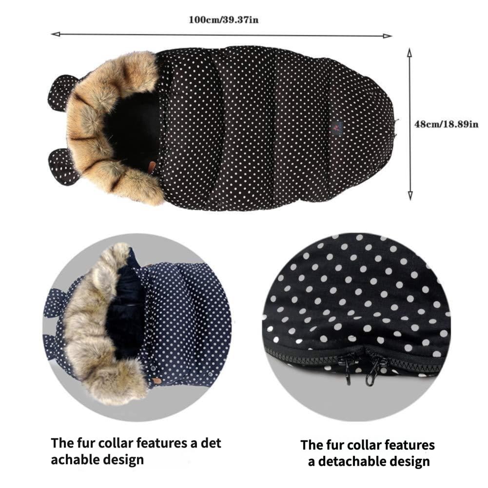 Gorger Fußsäcke für Kinderwagen Universal Winter Warm Wasserdicht Winddicht Waschbar Baby Schlafsäcke für Kinderwagen, Autositz, Sportwagen, Buggy, Babyschale