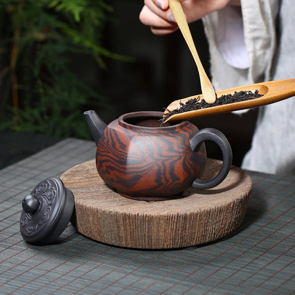 Czajniczek Zaparzacz Do Herbaty Czajniczek Ekspres Do Herbaty Handmade Zisha Autentyczne Fioletowe Herbata Herbata Herbata Do Picia Herbaty Huanglongshan Malowane Krzywą Borowinową Falę