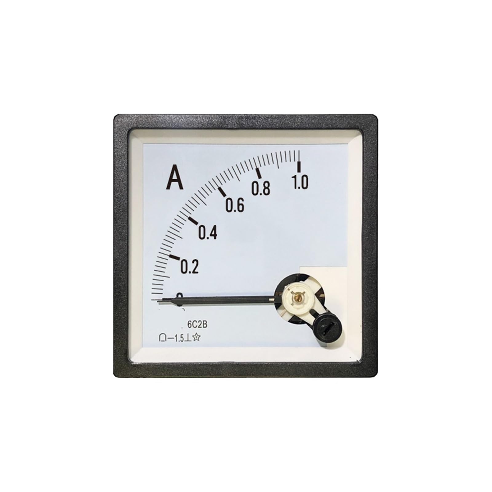 HEXEH 6C2B Amperometro CC 75mv Amperometro Diretto 10a 20a 30a 80 * 80mm Puntatore CC cp80(Size:DC 10A)