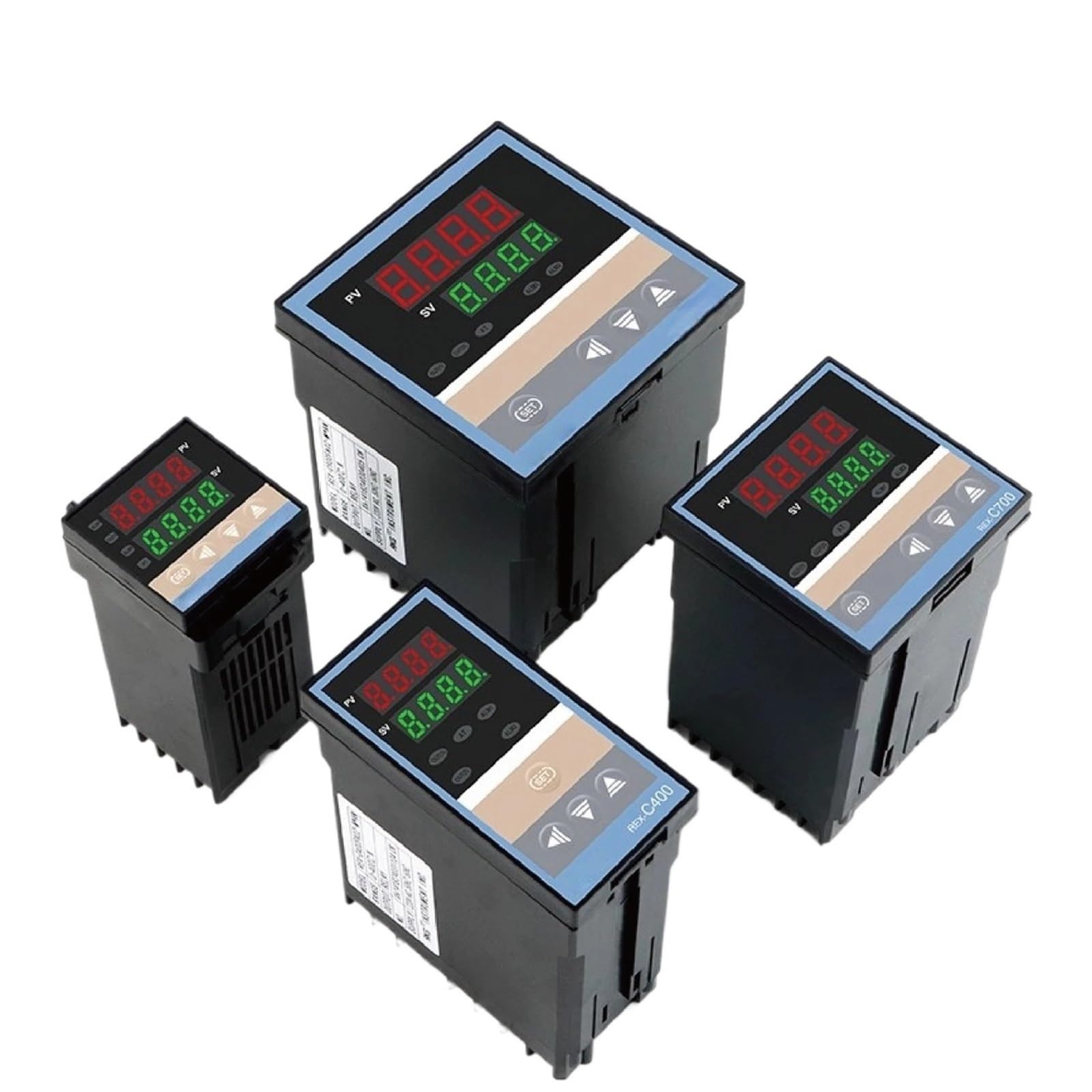REX-C400 Digital PID Temperature Controller, 4-20mA, Universal Input, SSR Relay Output, Industrial Thermostat 48x96mm(C400 8AN)