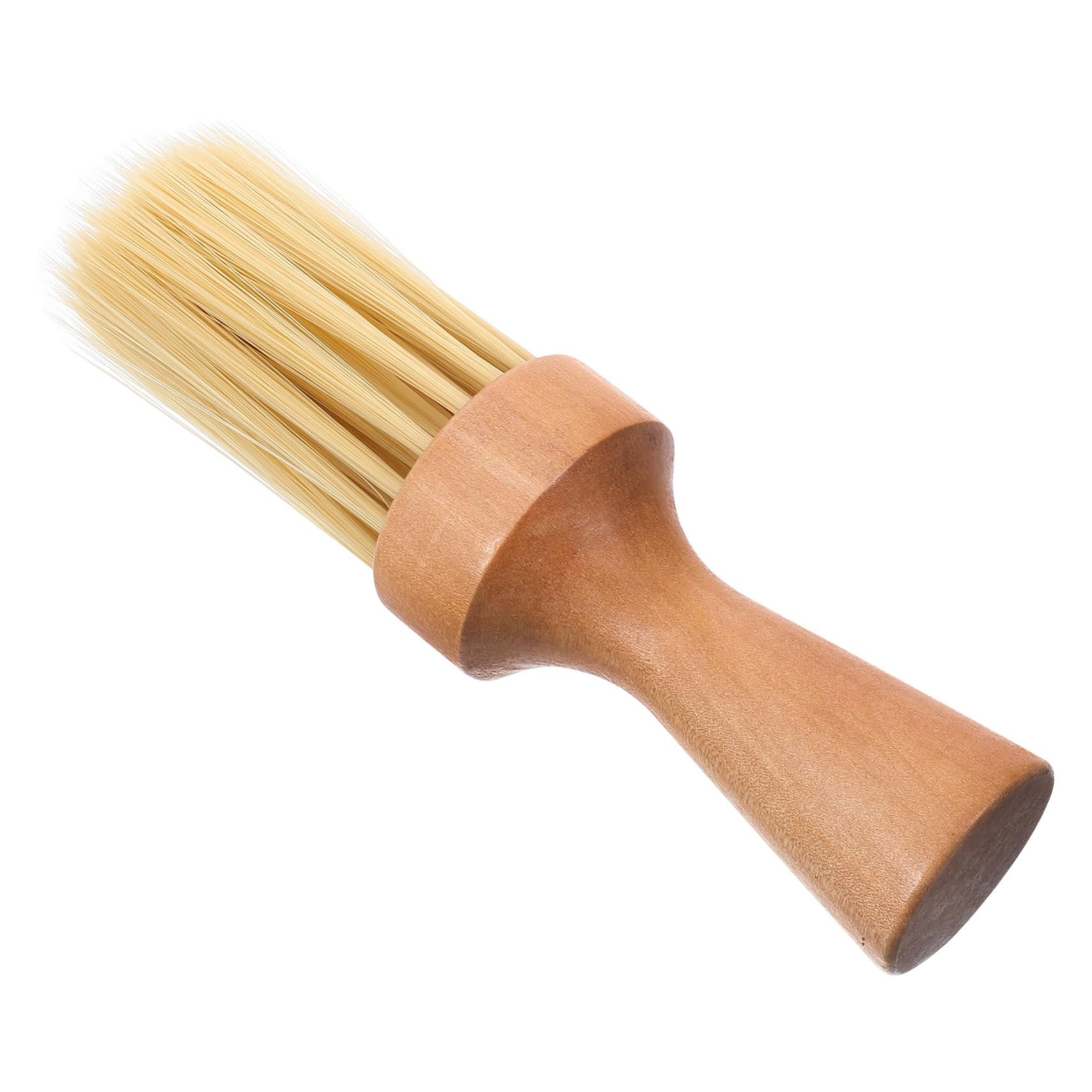 Mikinona Men's Beard Grooming Brush Boar Bristle Beard Brush for Men Beard Brush Beard Shaving Brush Portable Wooden Handle