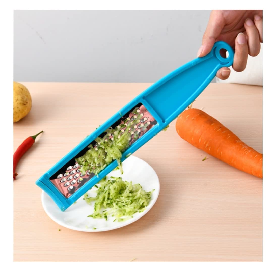 Knoblauch Helfer 4-teiliges Gemüsereibe-Set Knoblauchpresse Karottenschneider Kartoffelstampfer Melonenschäler Küchen Kochen