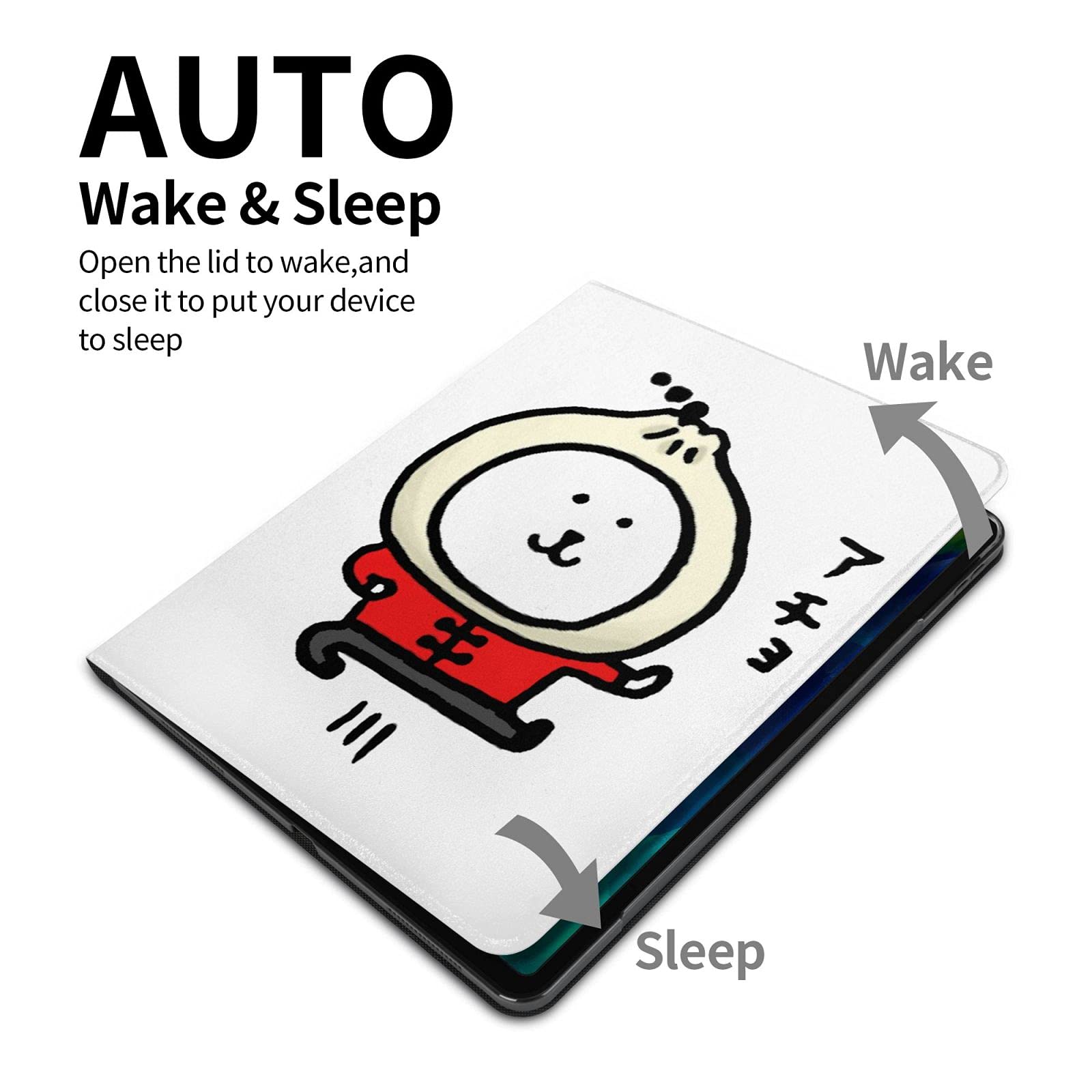 Amazon.co.jp: ナガノさん 自分ツッコミくま がま口 iPad ケース ipad