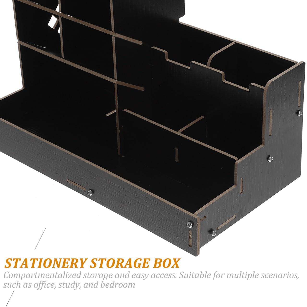 Organizer Da Scrivania in Legno Portapenne e Accessori Da Ufficio Contenitore Organizer Per Matite e Pennarelli Portaoggetti Organizzato