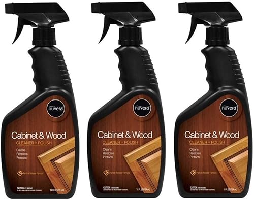 Nuvera Limpiador de gabinetes y madera, paquete de 3