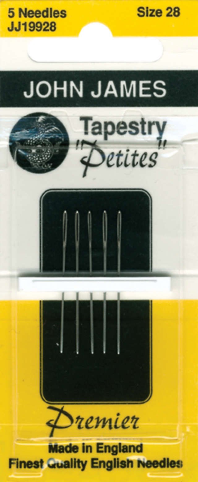 Colonial Needle Black Tapestry Petites Hand Needles-Size 22 6/Pkg