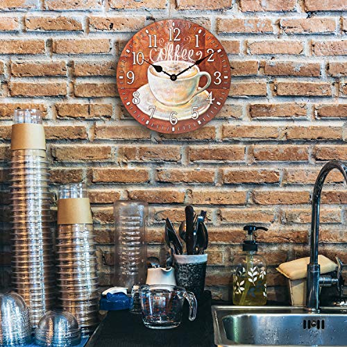 La Crosse Technology 404-2631C La Crosse 12 inch Round Coffee Décor Analog Wall Clock