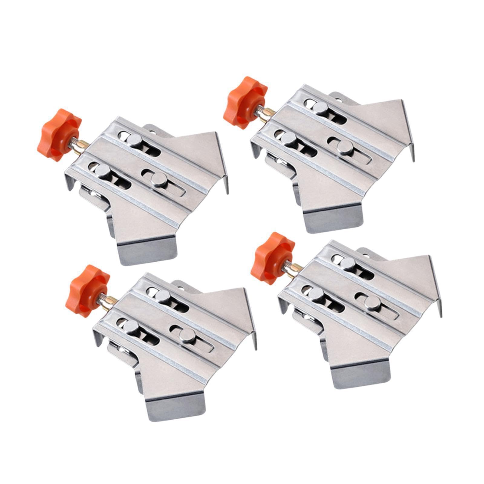 YIXANNX Woodworkings Clamps Adjustable Swing Jaw Welding Right Angle Clamps Efficient Tool Crafting and Framing Corner 90 Degree Right Angle Clamp Cabinet