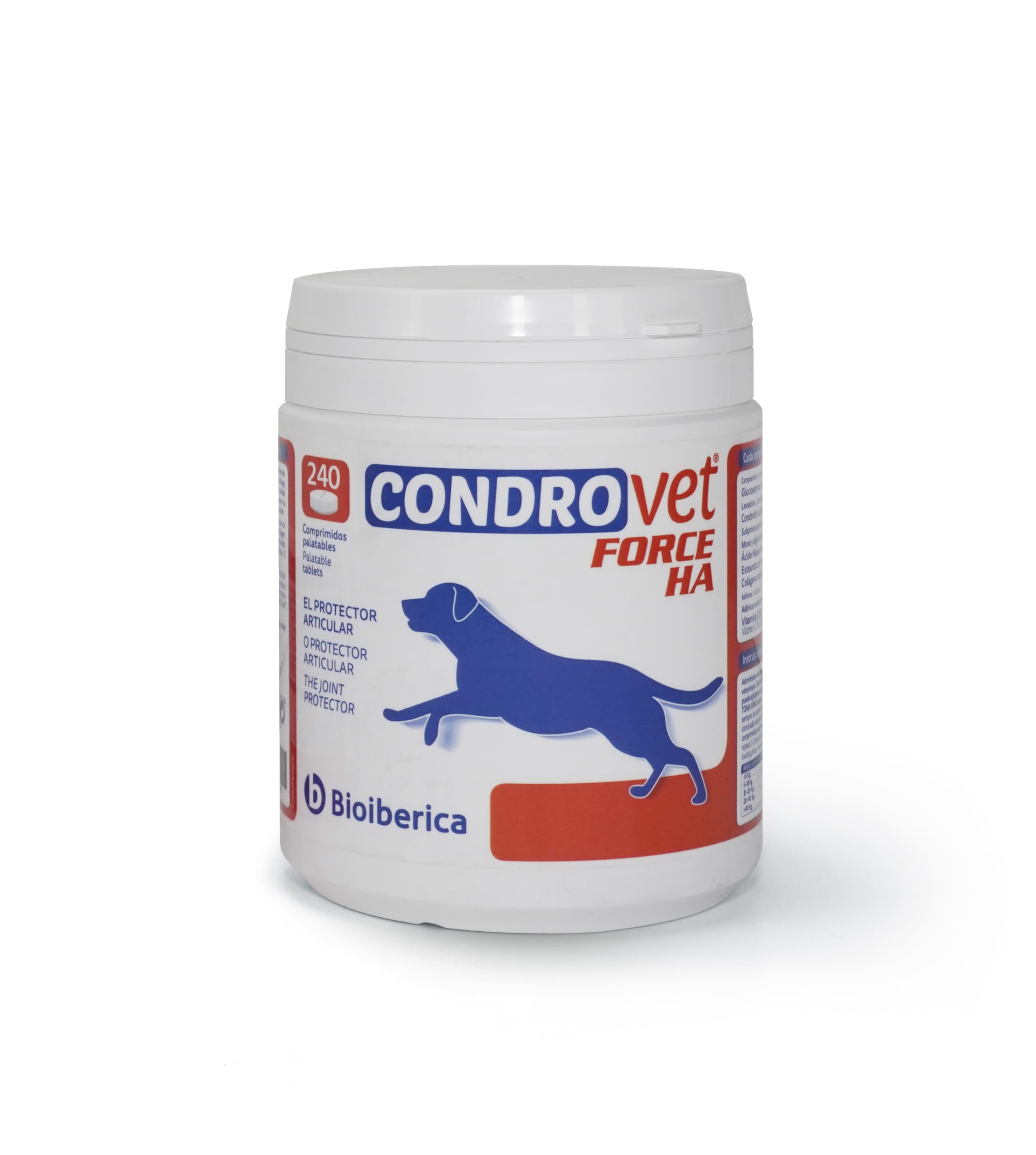 Bioiberica Condrovet Force Ha - Protector para Articulaciones, 240 Comprimidos