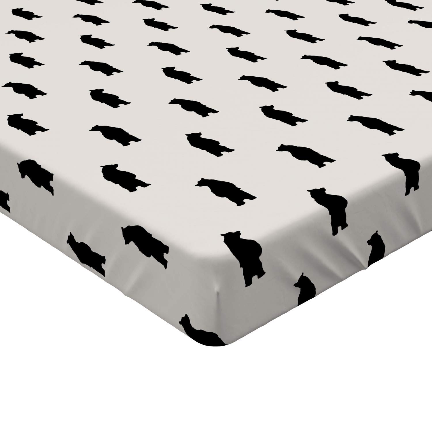 ABAKUHAUS Lenzuolo Con Angoli Per Letto 90x200 Cm – Morbida Microfibra Con Stamapa Di Panda, Tasca Elastica Tutto Intorno, Adatto A Materassi Fino A 40 Cm