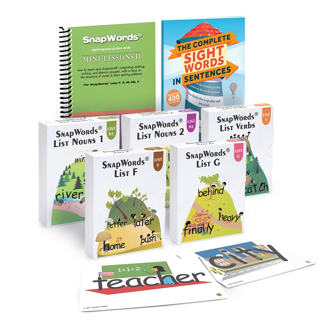 301 SnapWords(r) Teaching Cards | Multisensory | Kinesthetic | ESL | ELL | Sight Word Flash Cards