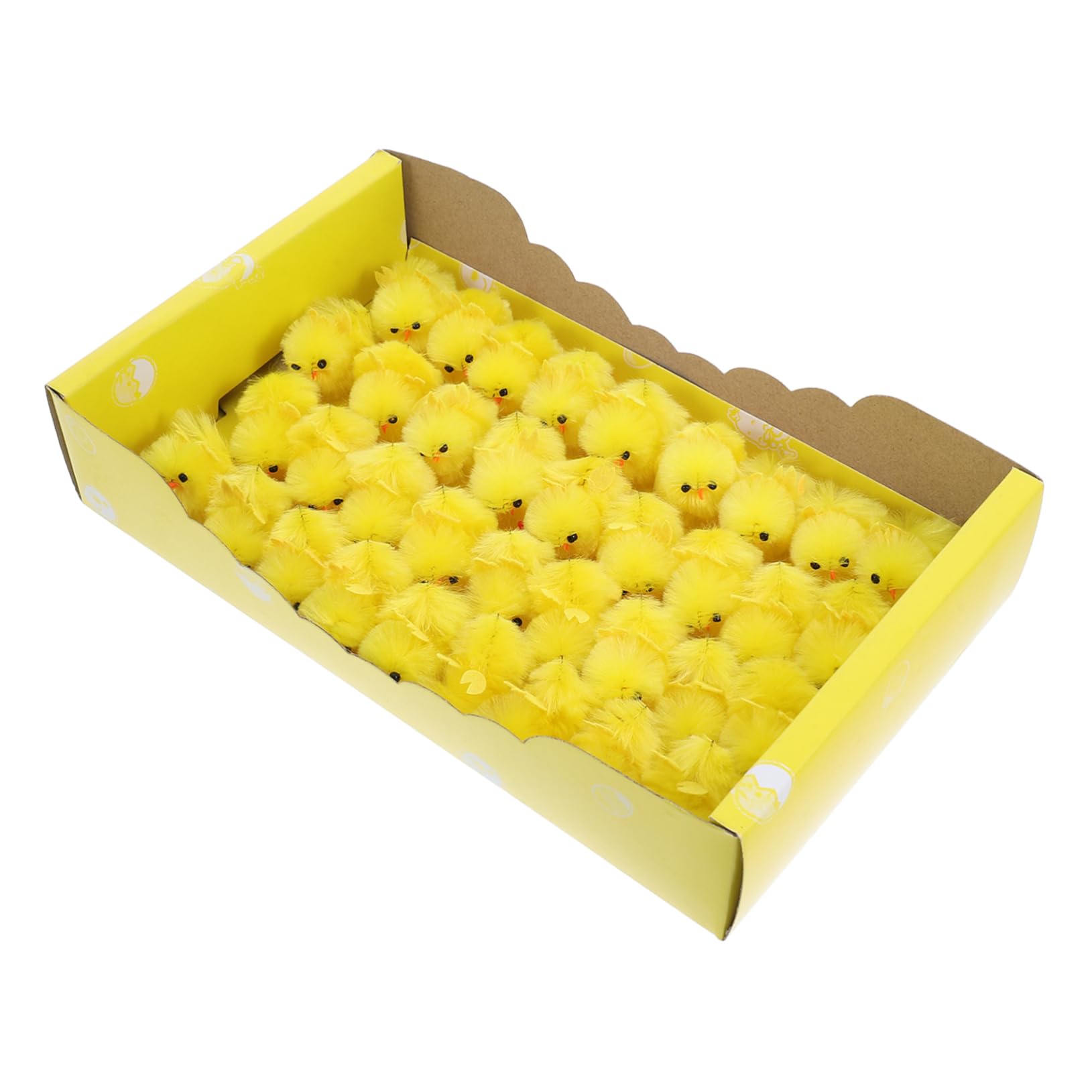 Cabilock 36pezzi Mini Polli Di Peluche Gialli Per Decorazioni Pasquali Polli Finti Realistici Statuette Morbide Forniture Per Feste Di Pasqua Mini Animali Di Peluche Per Artigianato Fai Da