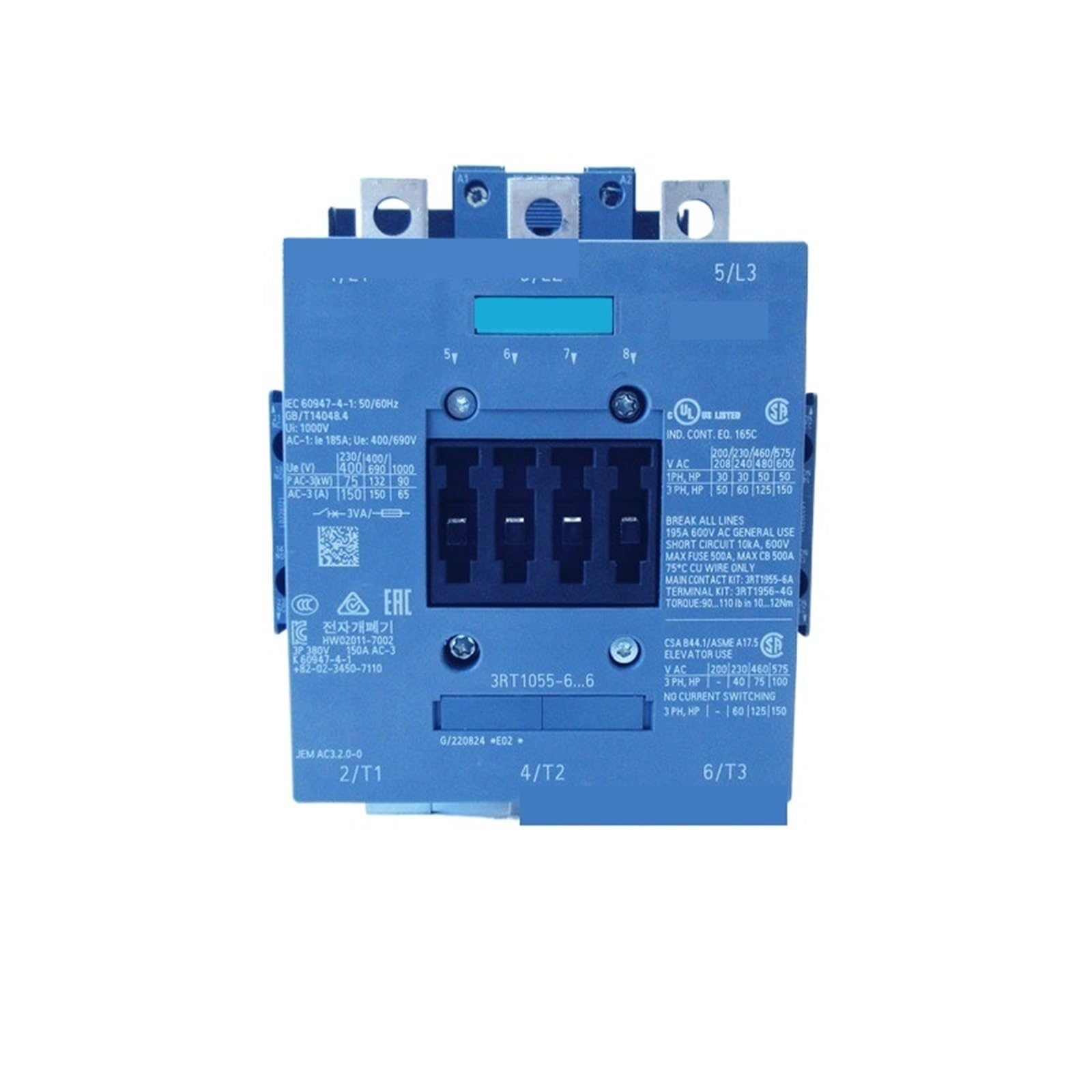 FPJQOBJC AC Contactor 3RT1055-6AF36