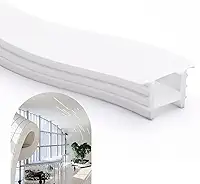 Perfil 5m Embutir 10x10mm Flexível Silicone Para Fita Led