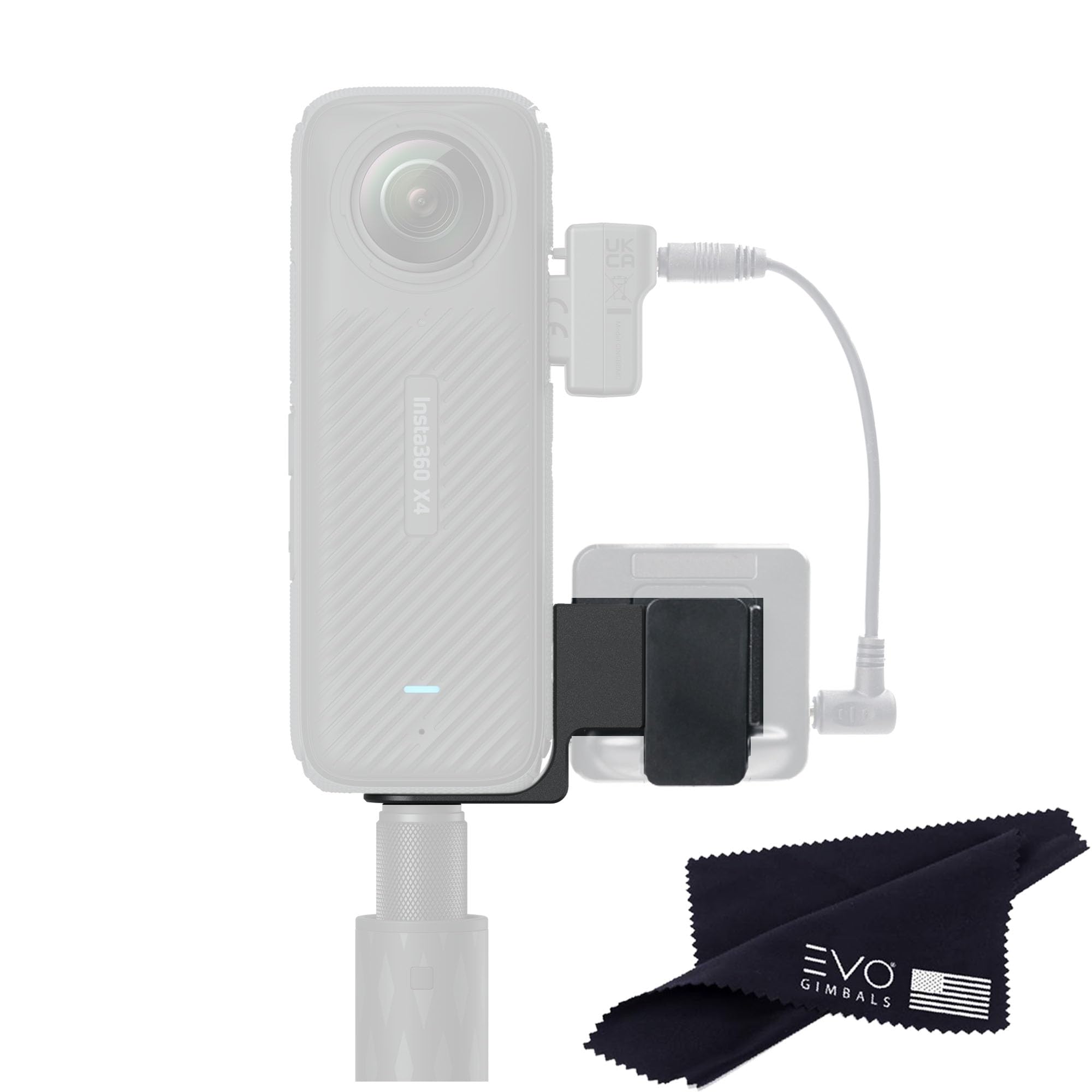 Insta360 X4/X3/X2 Cold Shoe Extension Bracket for Rode Wireless GO, Aluminum