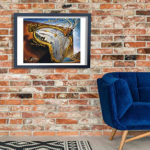 Impression d'art encadrée Salvador Dali Soft Watch authentique - 3