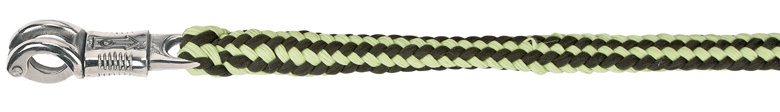 Kerbl Threaded Lead Rope Hippo With Carabine Hook - Anthracite/Lemon