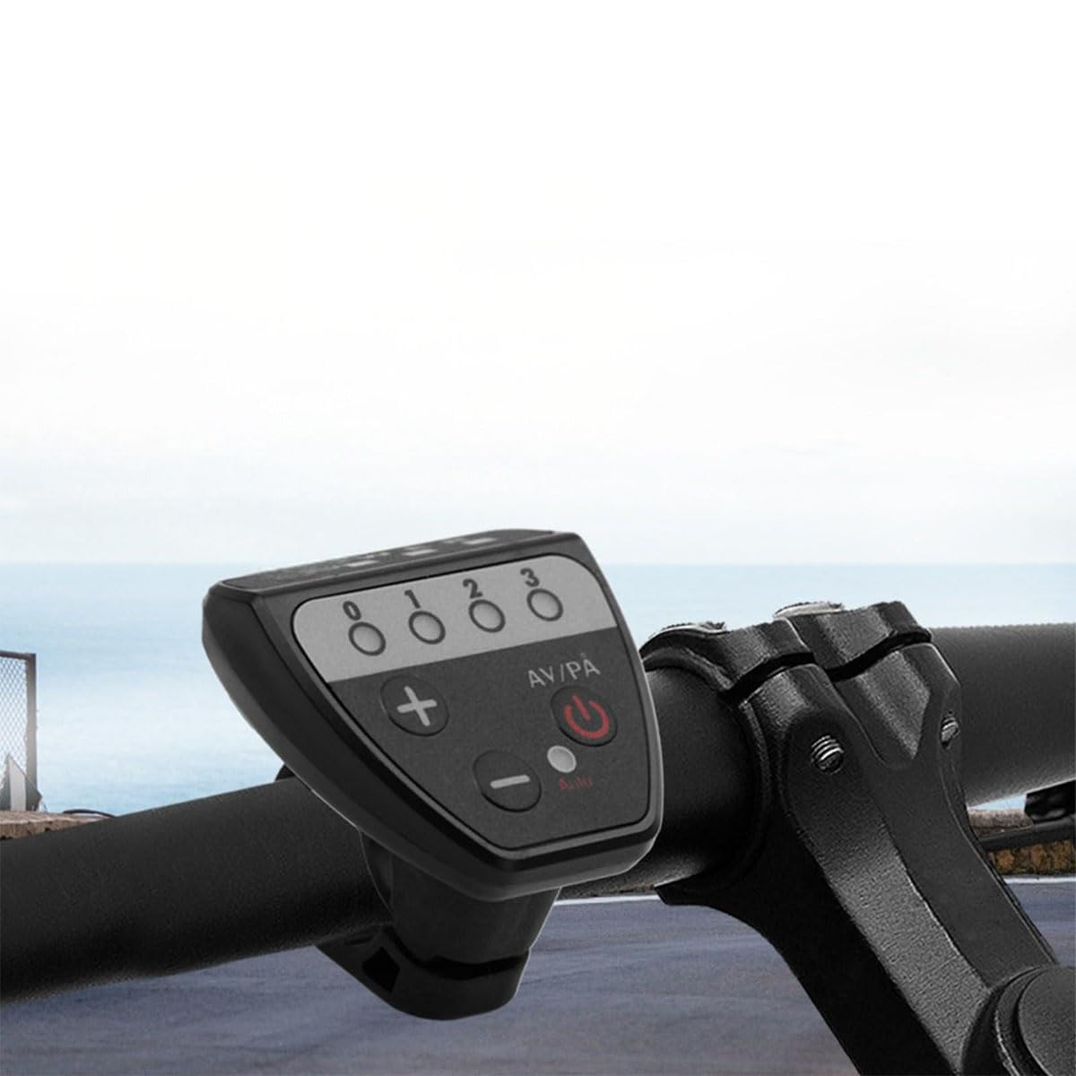 Misuratore di visualizzazione Impermeabile, Compatibile con e-Bike e Scooter da 36 V-48 V, per Manubrio da 22,2 mm