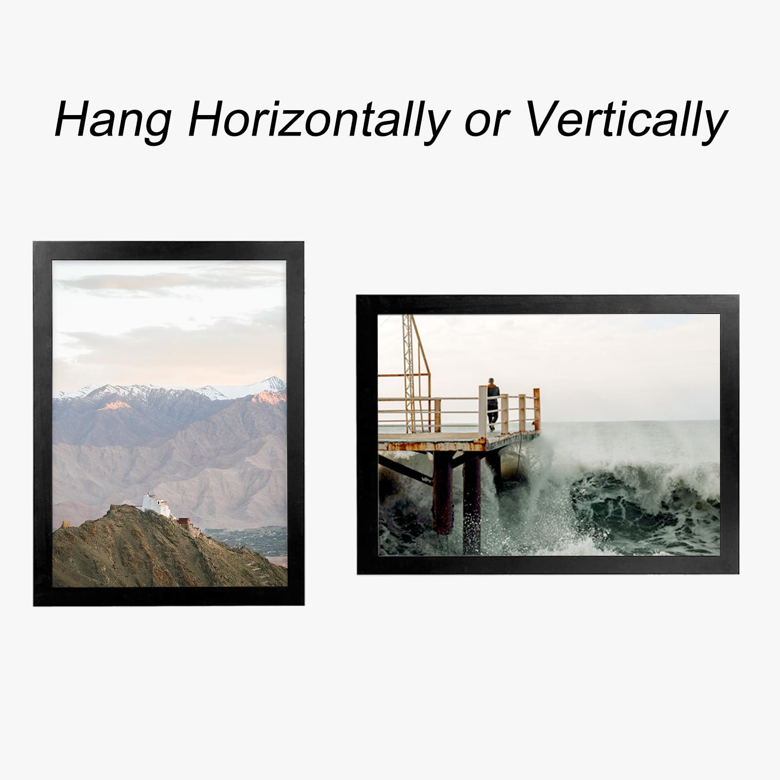RUN HELIX Frame 40 x 60 cm, Wooden 40x60 Picture Frames Suitable for A3(29.7x42cm) Print Illustration - Image 4