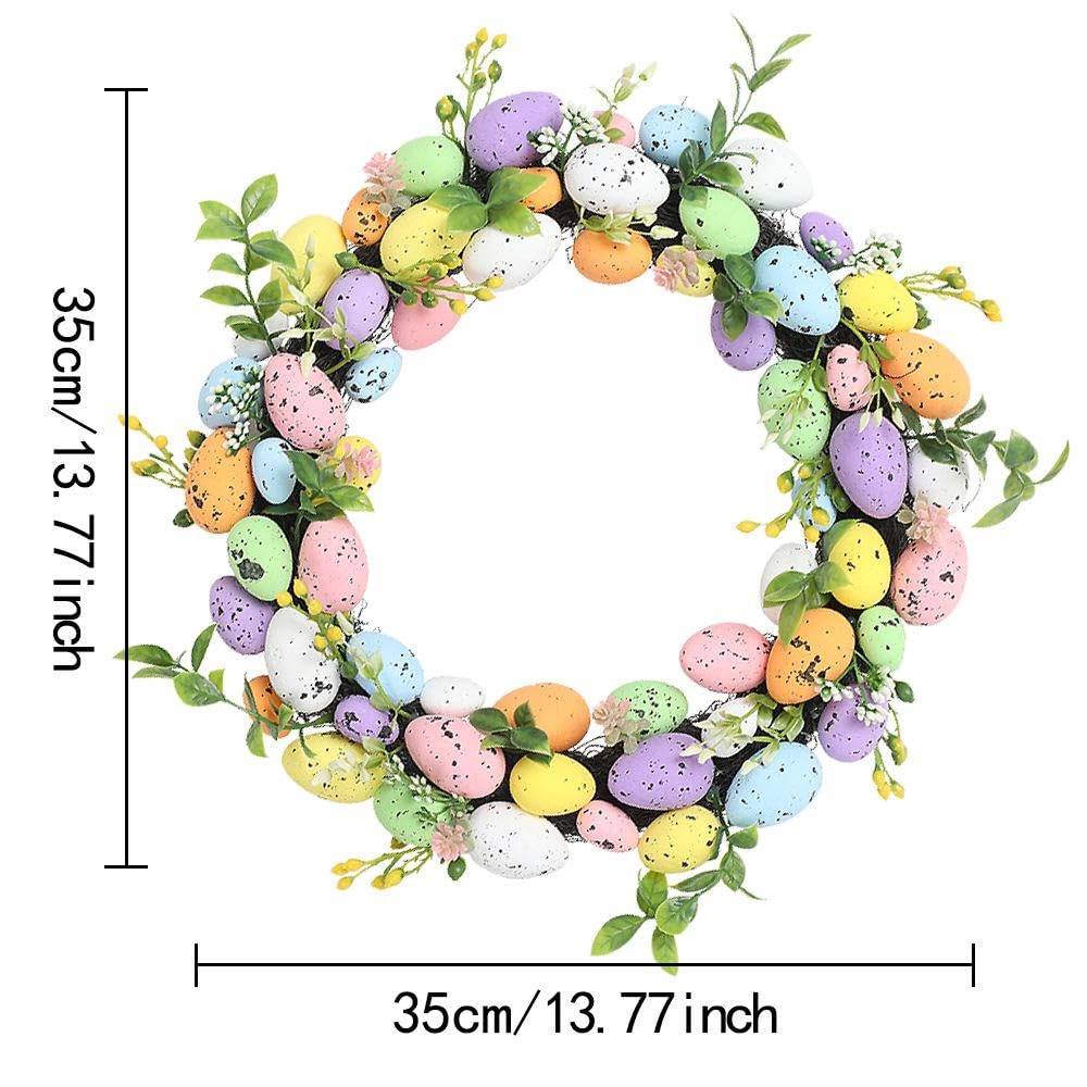 Uova di Pasqua con Motivo a Erba, Uova Decorative per I Caffè Primaverili