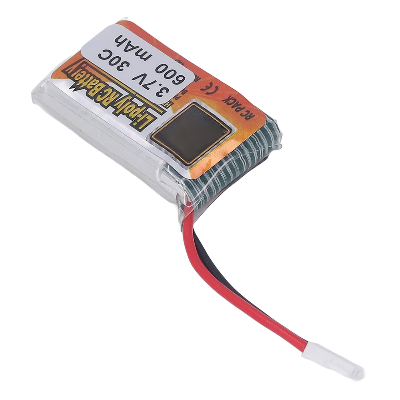 KIMISS 6pcs 600mAh 1s 30c Li PO Battery Pack 3,7 V mit XH2.54 Weißer Stecker für RC -Autos - Schnelles Lade Li Poly RC Akku