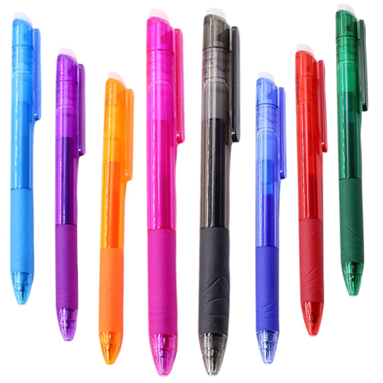Angoily 24 Pezzi Penne Gel Cancellabili Colori per Studenti Ufficio Scrittura Liscia e Leggera