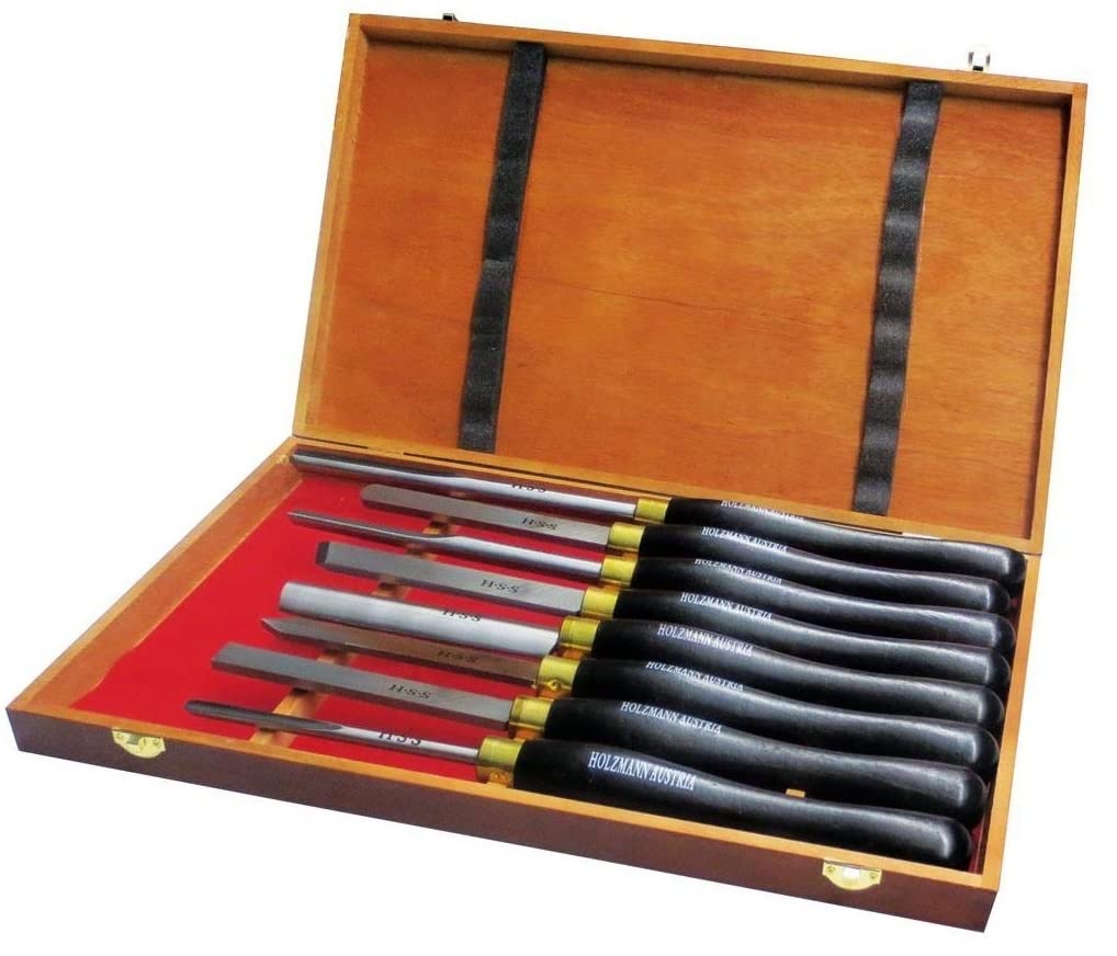 Set 8 HSS professionale girevole legno coltello tornio sgorbia legno