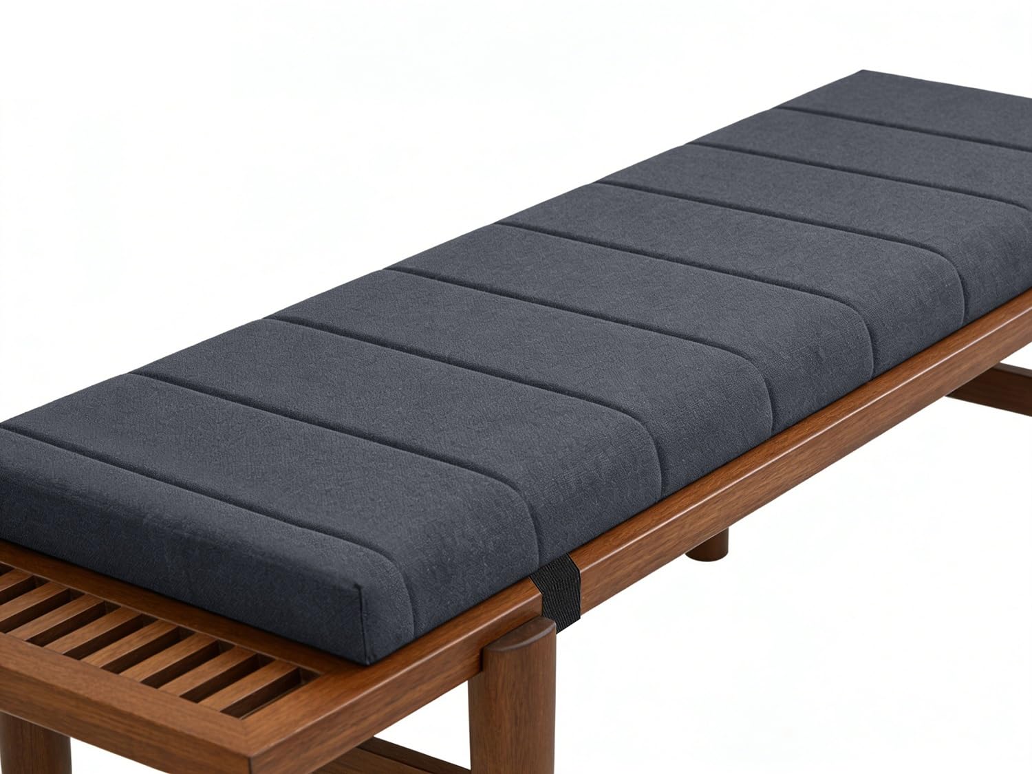 Bankauflage Sitzkissen 120x40 140x40 100x40 80x40, Sitzbank Polster für Küchenbank, Essbank, Gartenbank, Dicke 5CM, mit Abnehmbarem, Rutschfestem und Kratzfestem Bezug(Dunkelgrau,160x40x5cm)