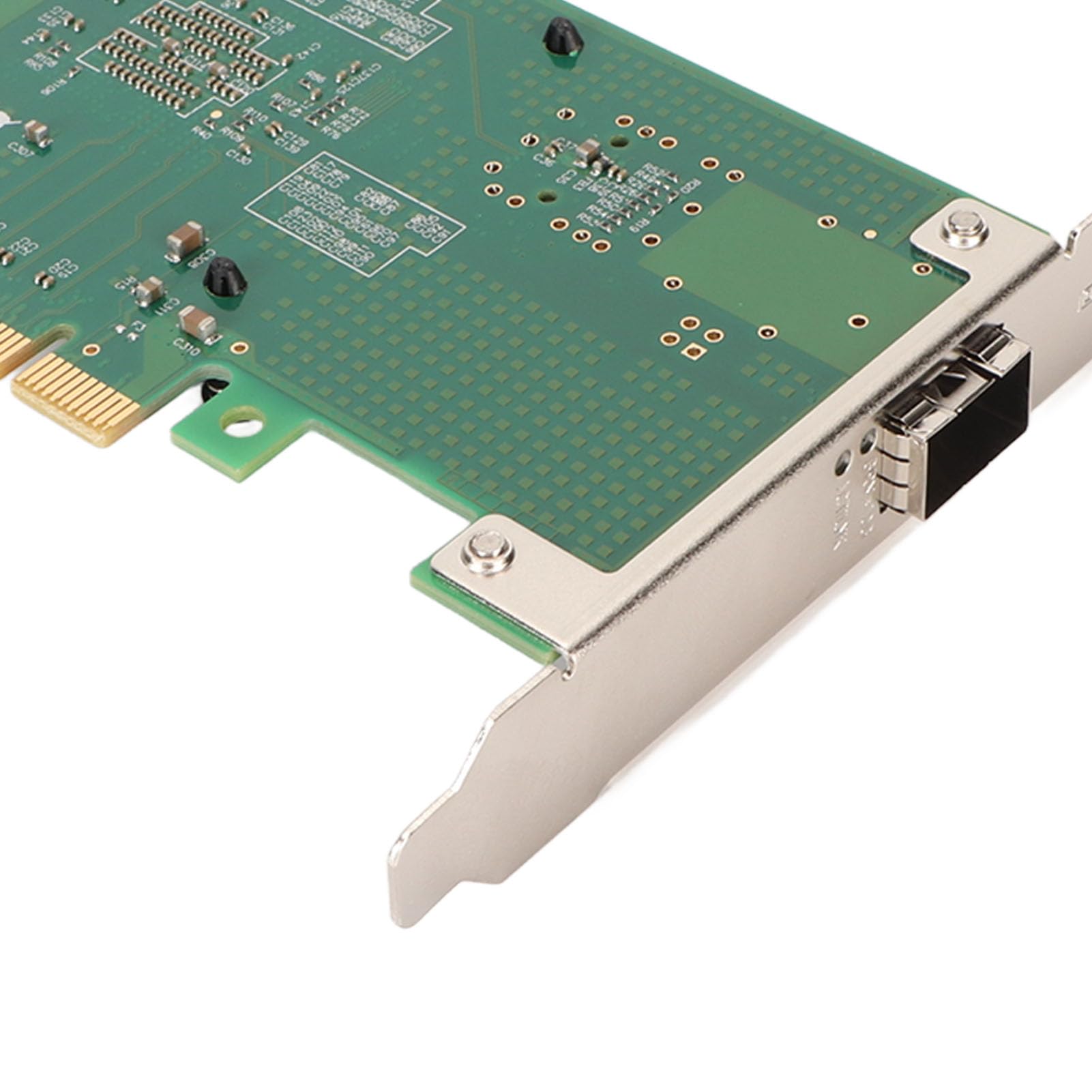 Adattatore di Rete PCIe X4 da 10 Gigabit, Bassa Latenza con Interfaccia SFP Plus, per Vari Sistemi Operativi, Adattatore di Rete PCIe X4, Eccellente Dissipatore di Calore
