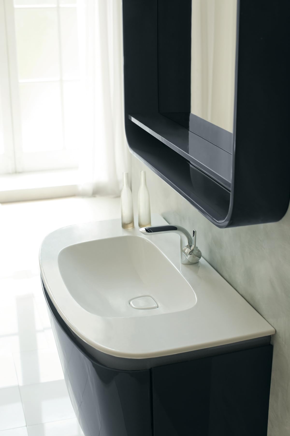Ideal Standard A4258AA Melange Waschtischarmatur mit Zugknopf-Ablaufgarnitur, Chrom