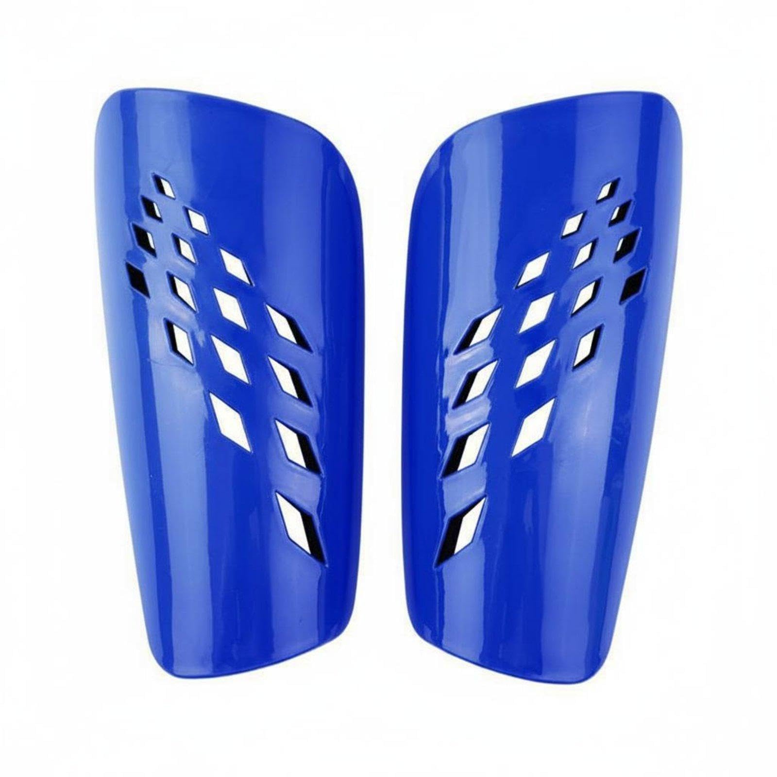 Breathable Shin Guard Sleeve Flexible Textile Perforated Shin Guard Ventilated Thickened Soccer Leg Protector for Football Bright Blue S|Sporting Goods| Team Sports| Soccer| Clothing, Sho-image-49
