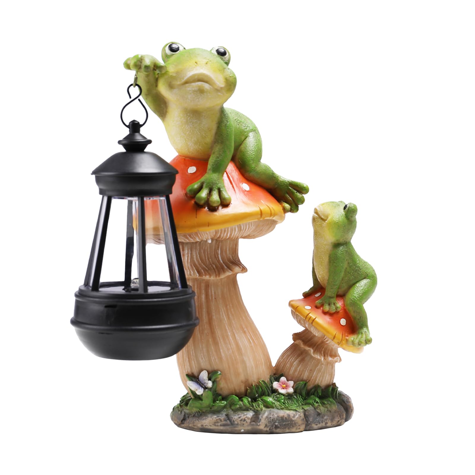 Ovewios Frog on Mushroom
