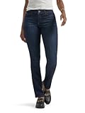 Womens Ultra Lux Comfort with Flex Motion Straight Leg Jean