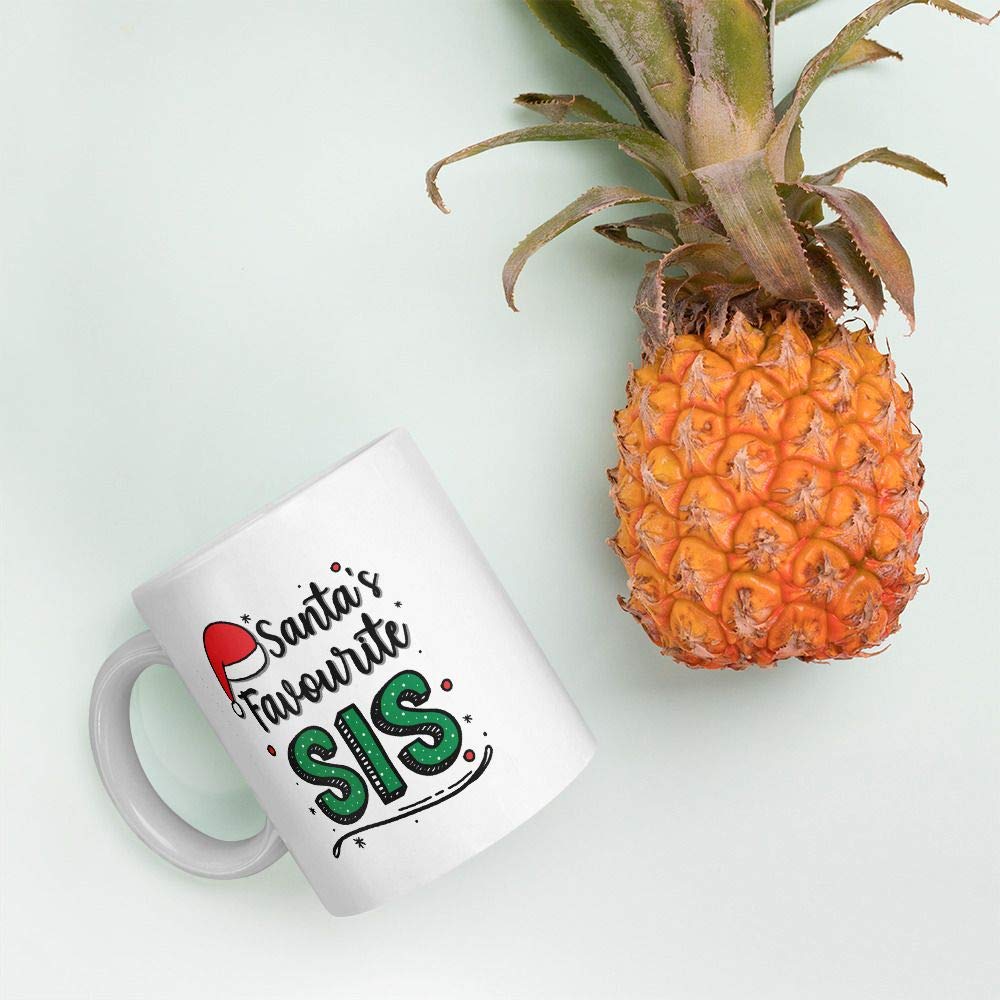 Oye Happy - Secret Santa Mugs - Secret Santa Gift for Colleagues/Coworkers/Friends/Family on Christmas (Sis Mug) 2