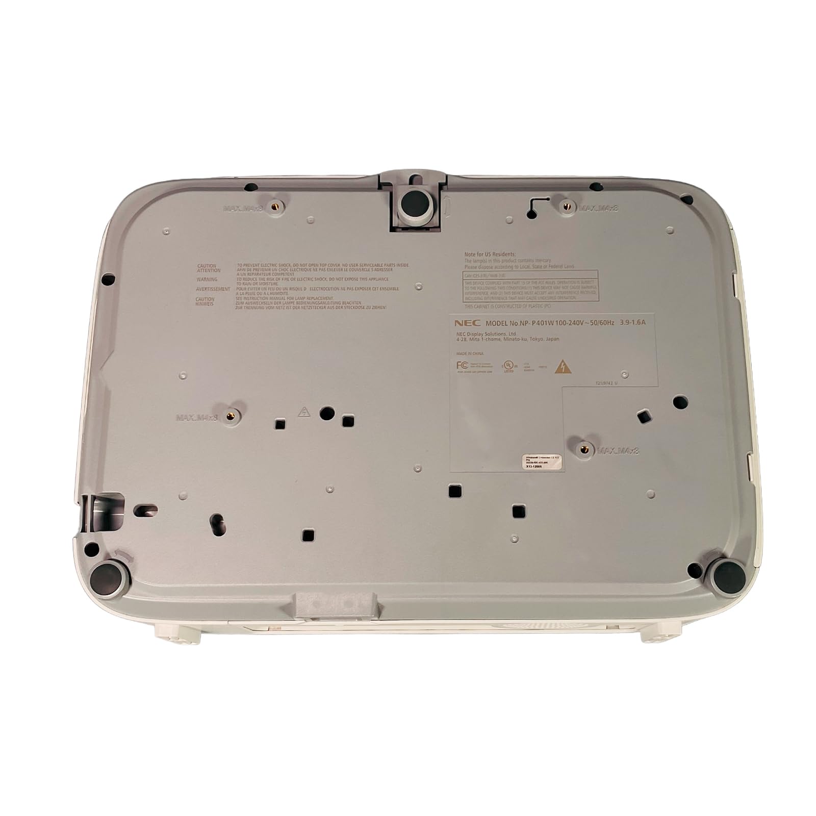 Amazon.com: NEC P401W 3LCD WXGA Conference Projector 4000 Lumens