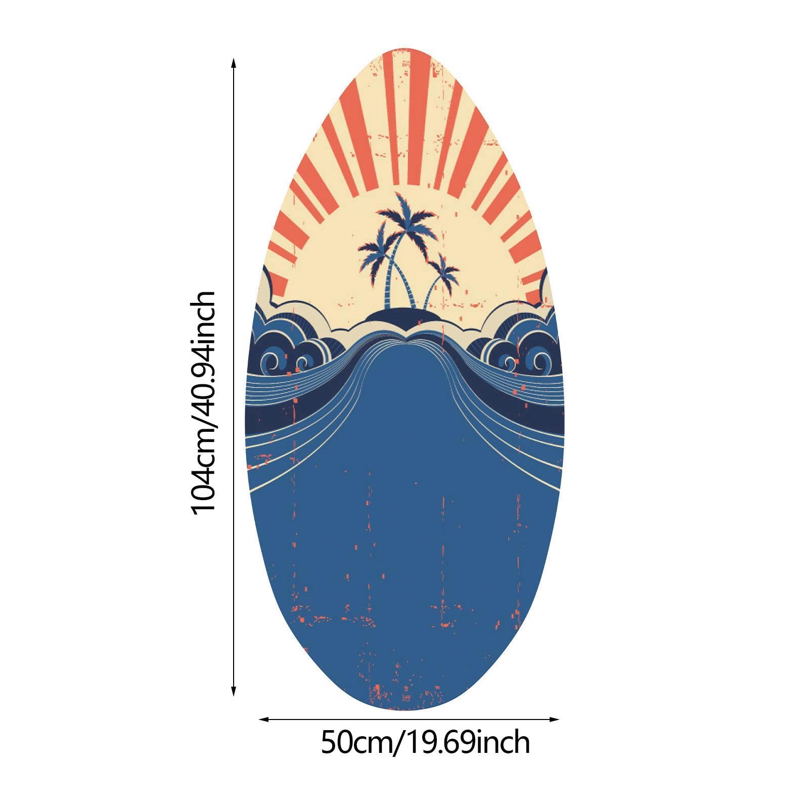 Tabla de Skimboard de 41 Pulgadas, Tabla de Skimboard, Tabla de Surf Acuática Premium para Principiantes Y Adultos, Style C