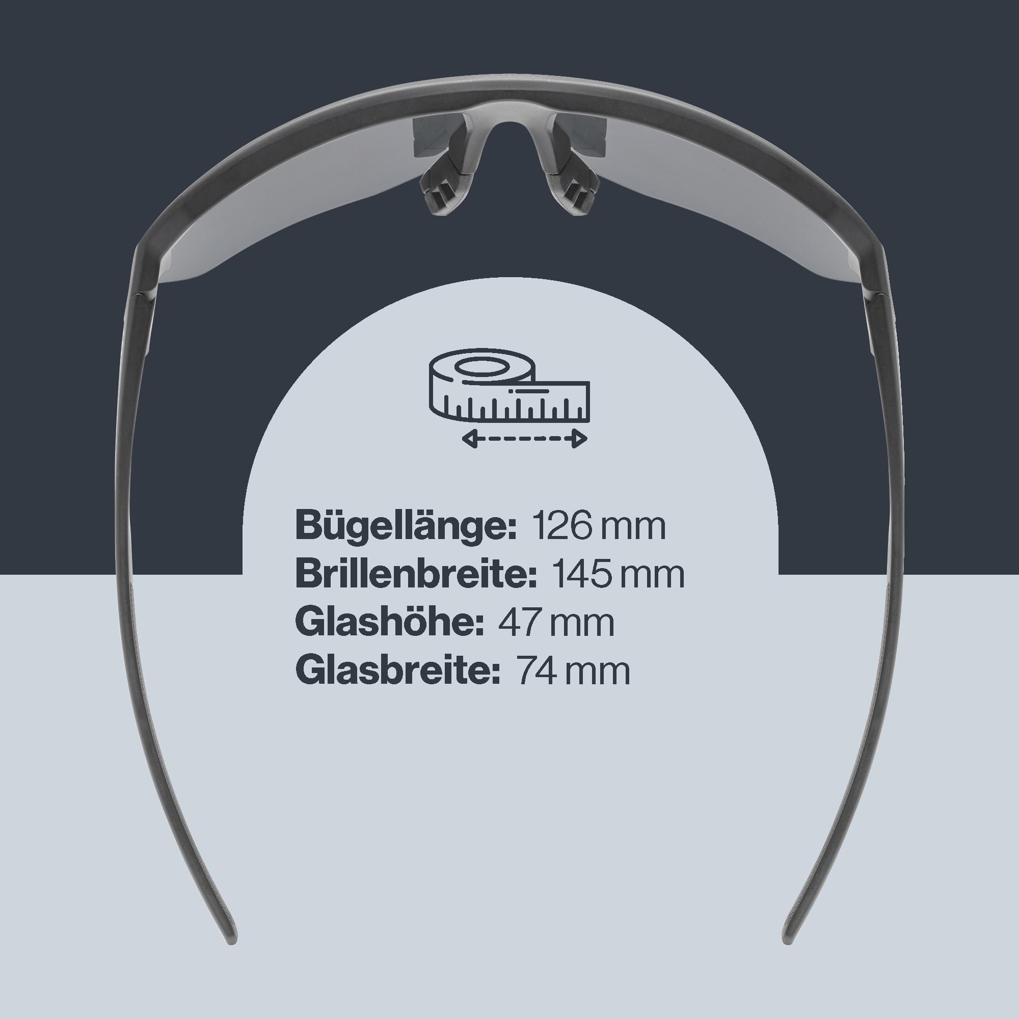 Uvex Herren Vectiv Sportbrille (1er Pack)