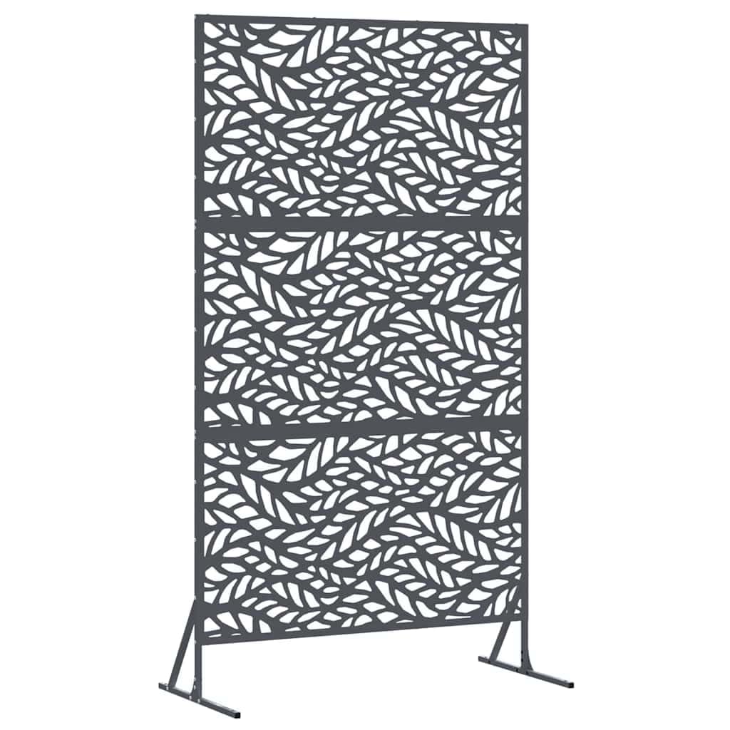 vidaXL Sichtschutz 100 x 50 x 180 cm Stahl Anthrazit