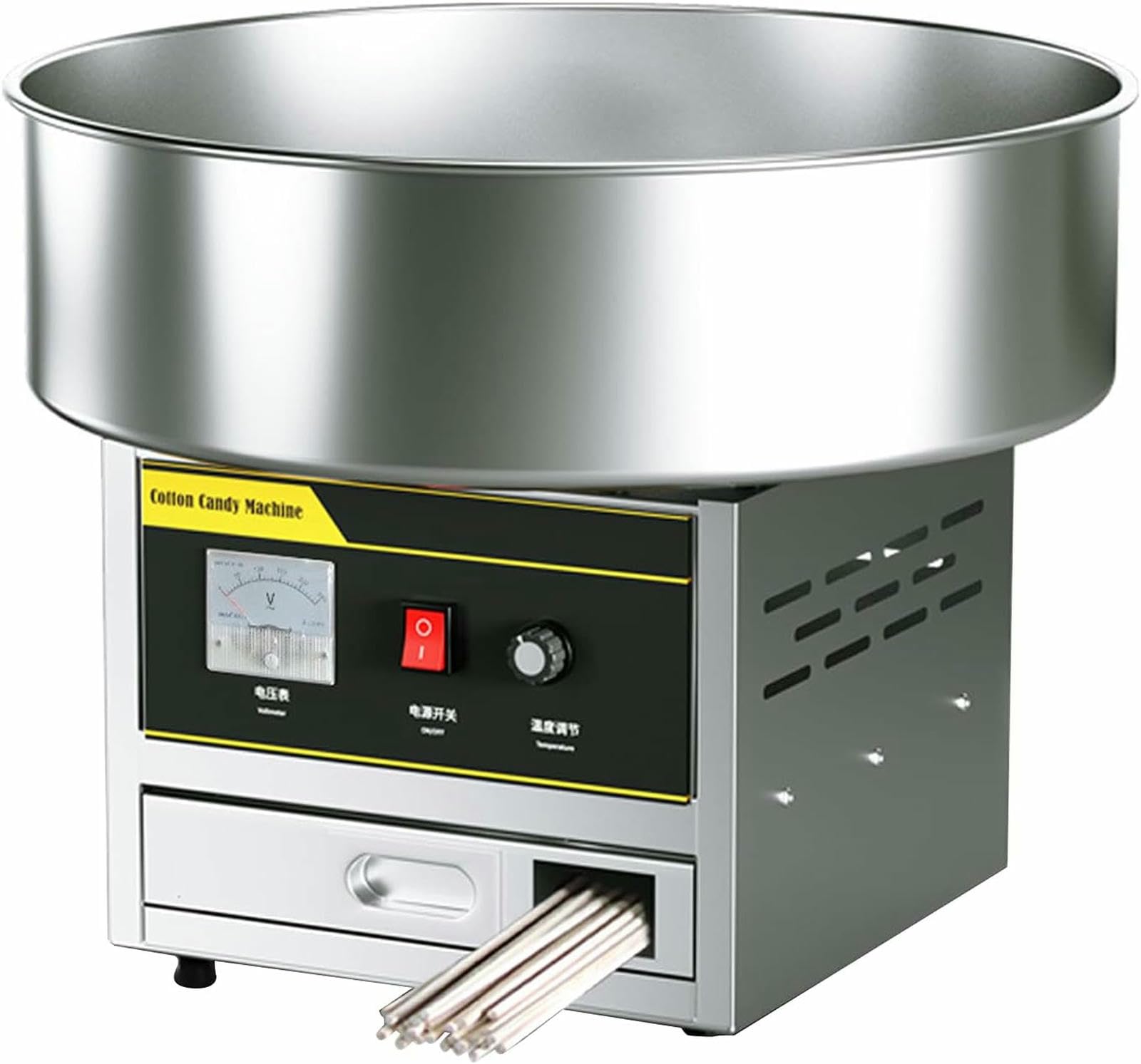 Mini máquina de algodón de azúcar, máquina automática para Hacer algodón de azúcar, máquina eléctrica de algodón de azúcar, para Fiestas de cumpleaños.