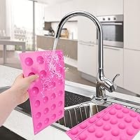 Vista 2 de Small Dome Silicone Mold for Cake Decorating Candy Chocolate Mould Semicircle Handmade Resin Craft Mould (round 24 holes mold 2 pcs)