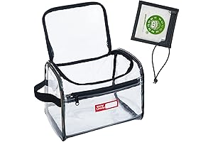 Rough Enough TSA Approved Clear Travel Toiletry Bag for Men & Women