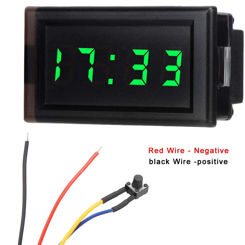 Horloge Numérue ure,Horloge ure,D Clock Digital,Horloge De ure Horloge Numérue Pour Horlogee ure Redreur'teur De Sports Motés (Vert)
