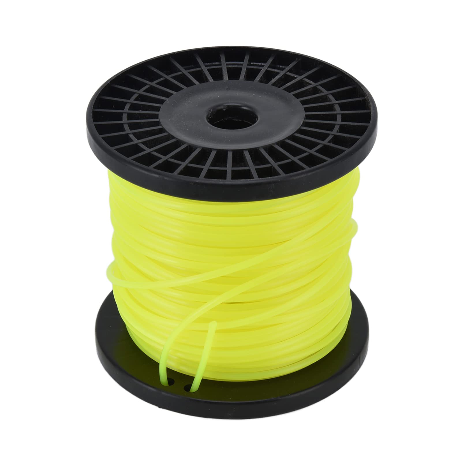 Filo per Decespugliatore Filo in Nylon Wacker per Erbacce 3,0 Mm Rotondo Giallo per Tagli Pesanti, Accelerazione Rapida e Uso Prolungato per Tosaerba Trimmer per Lavori in Giardino (50 m
