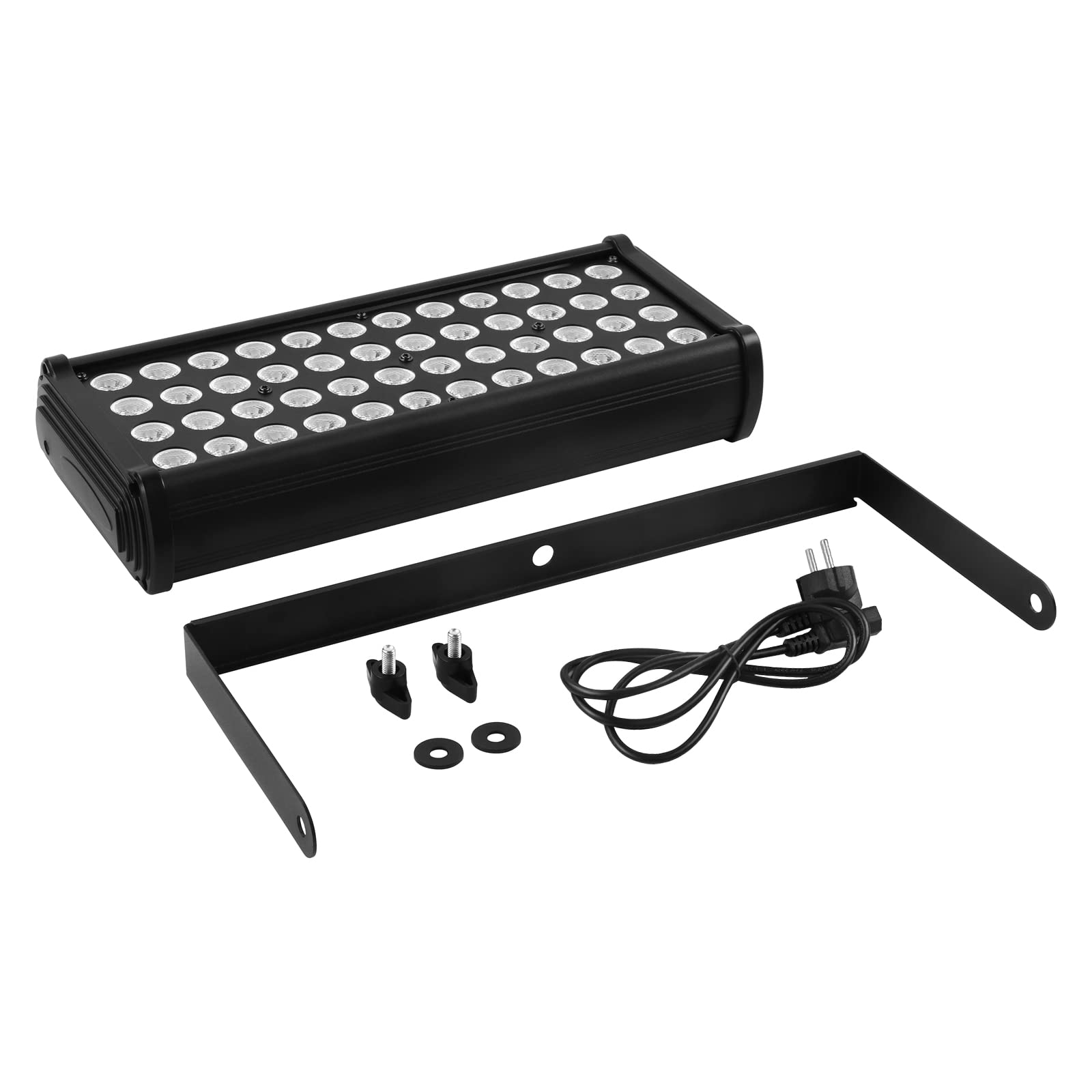 Wallwasher Luz de Escenario, ZonQoonz 48 RGB 3 en 1 LED dmx512 Luz de Fiesta Iluminación de Edificios para Eventos en Bar, Karaoke, Discoteca, Navidad, Halloween, Boda, 6PCS