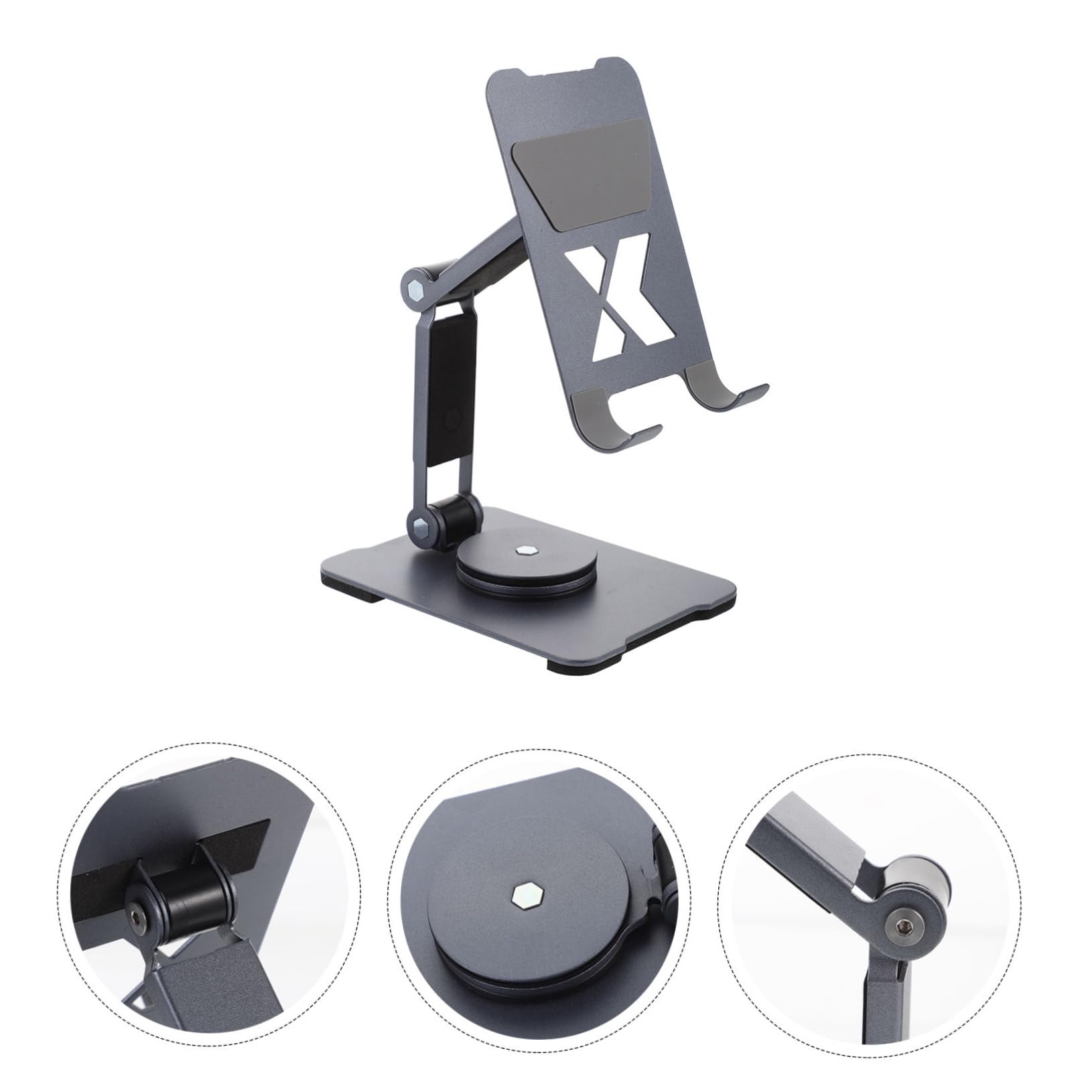 LABRIMP Supporto Regolabile Per Telefono Con Rotazione Porta Smartphone Da Tavolo Per Ufficio e Casa Compatibile Con Tablet e Smartphone Design Pratico Per Videochiamate e Streaming