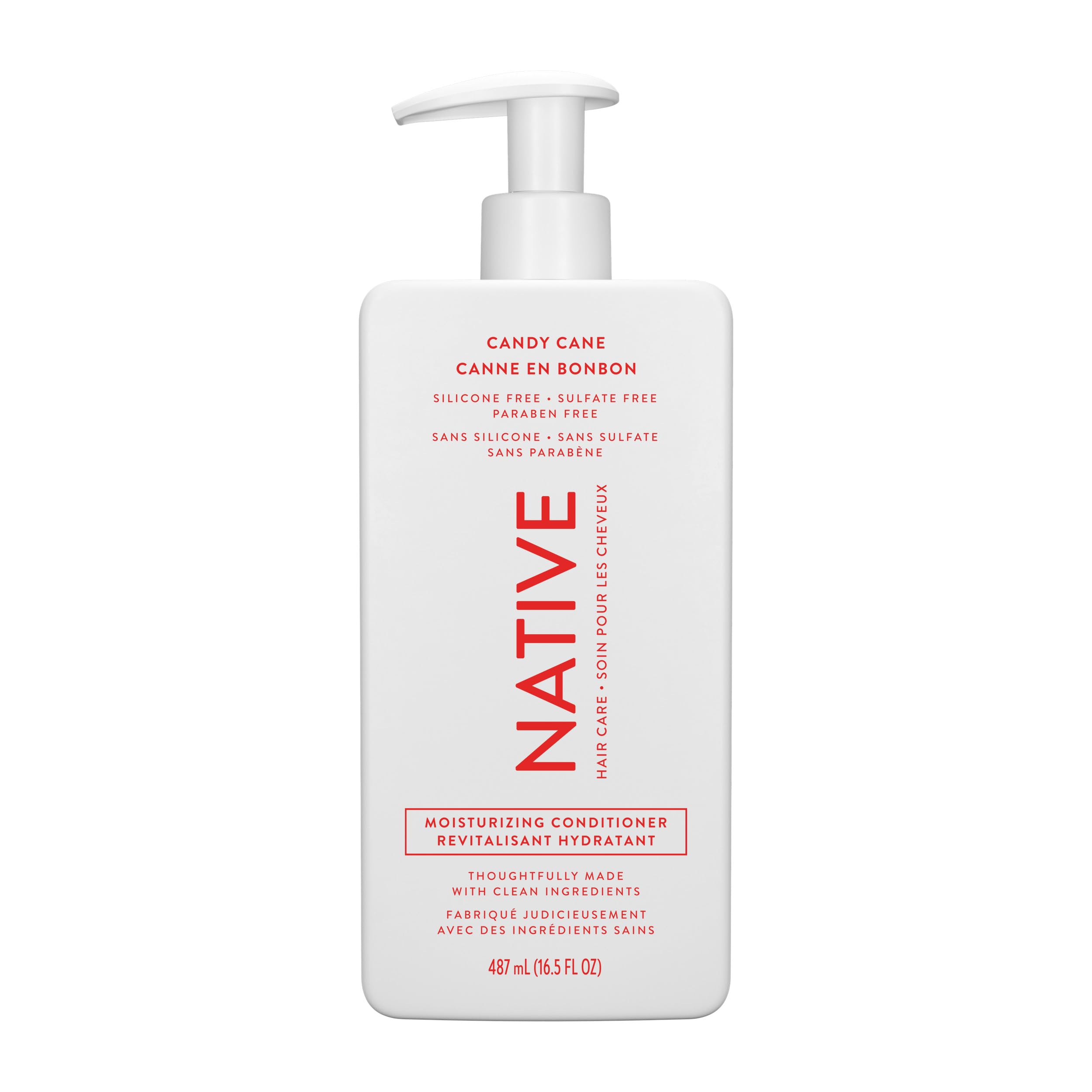 Native Limited Edition Moisturizing Conditioner, Candy Cane, Sulfate Free, Paraben Free, 487 mL