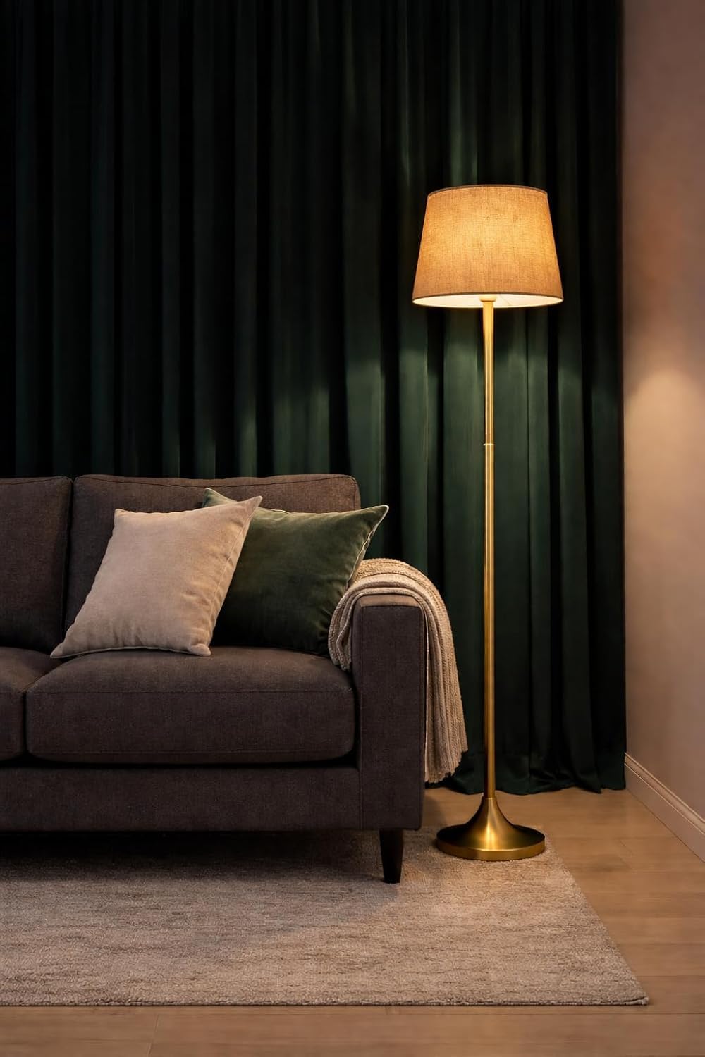 Floor lamp Living Room Standing lamp Brass Metal Bedroom Corner Light Antique Modern Home Decor Reading-picture-33
