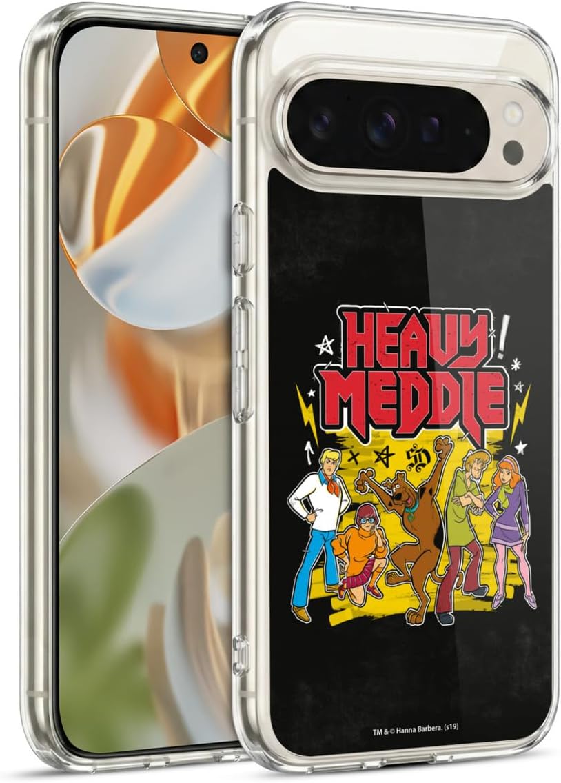 Head Case Designs Officially Licensed Scooby-Doo Heavy Meddle Mystery Inc. Gel Case [Military Grade Protection] Compatible with Google Pixel 9 / Pixel 9 Pro