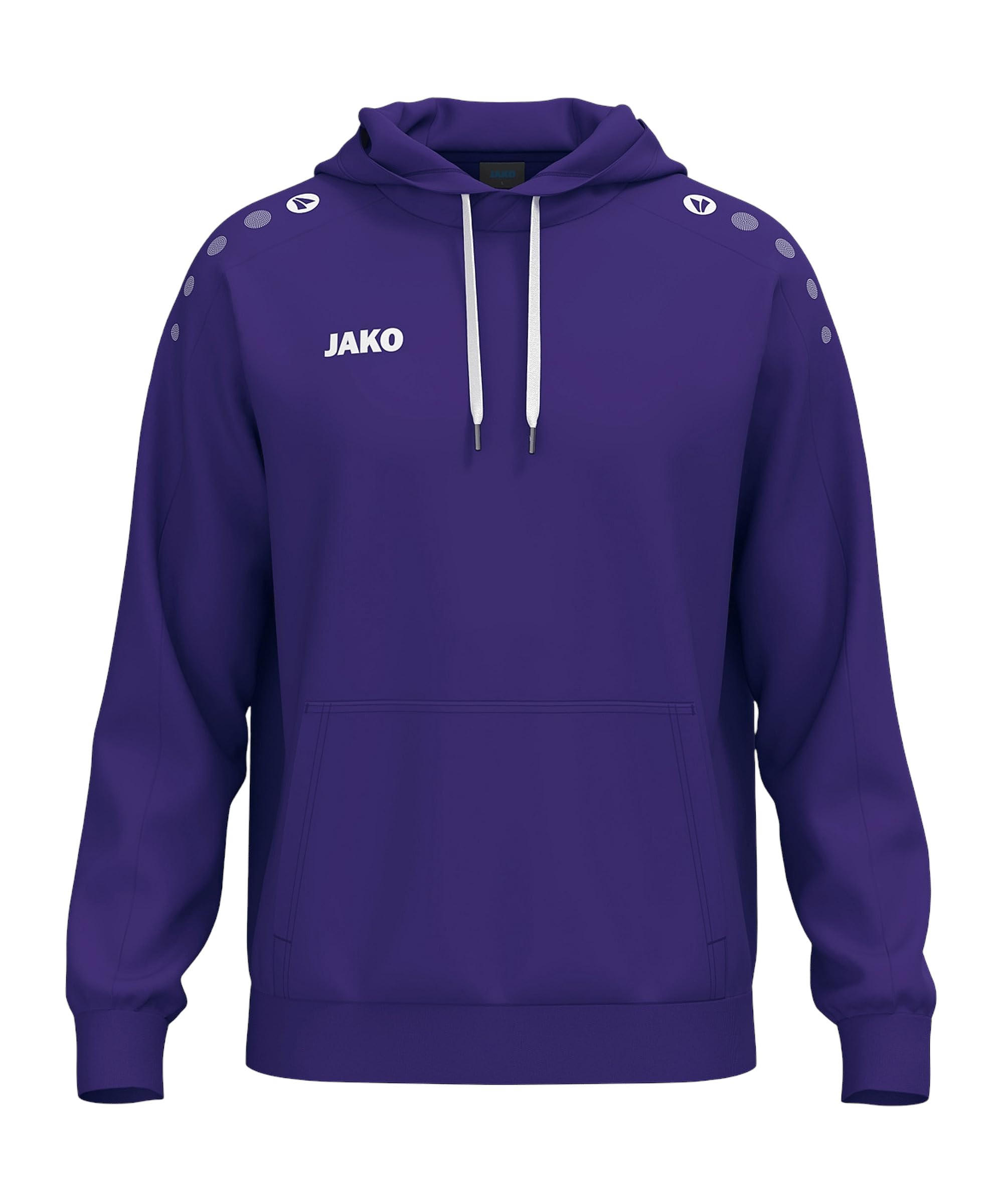 JAKO Unisex One Cotton Hooded Sweatshirt, Purple, L
