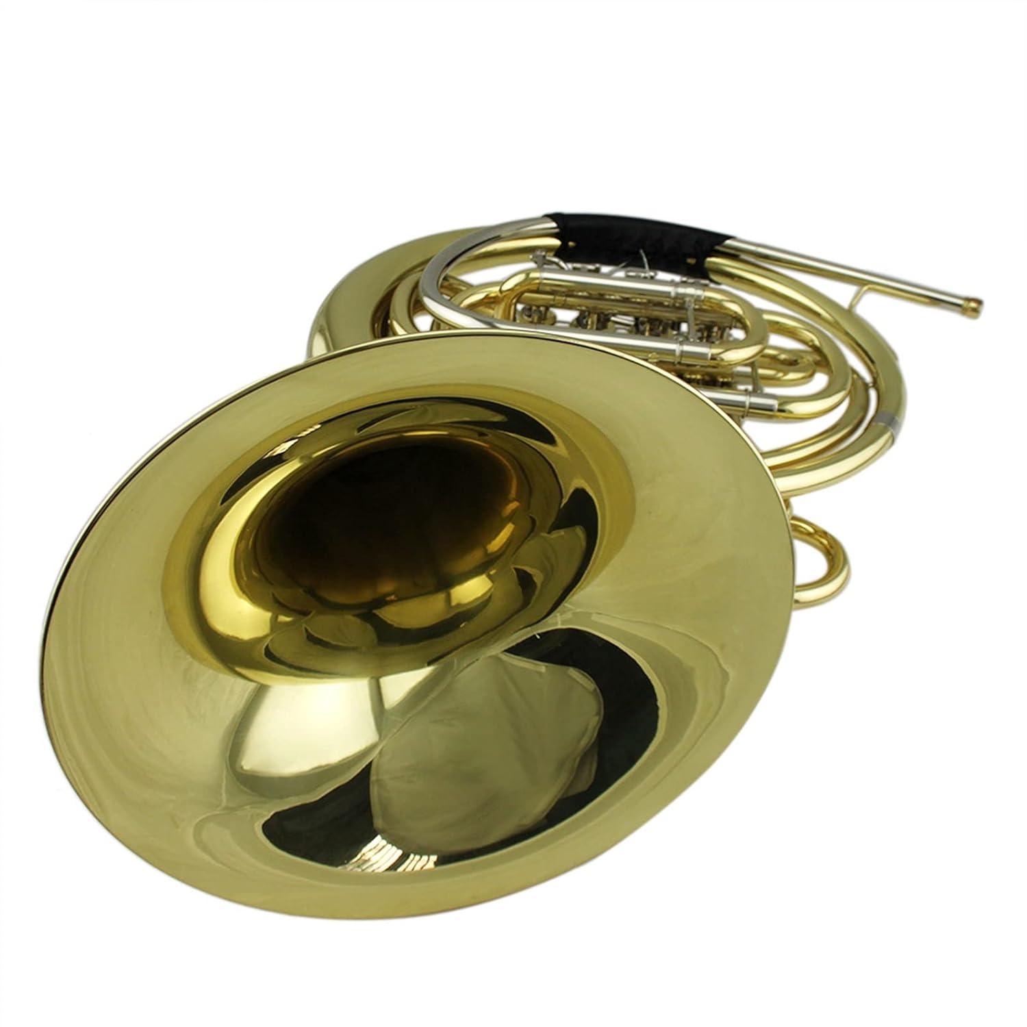 Intermediate ​French Horn Gold Lacquer 4-Key Double French Horn : Musical Instruments